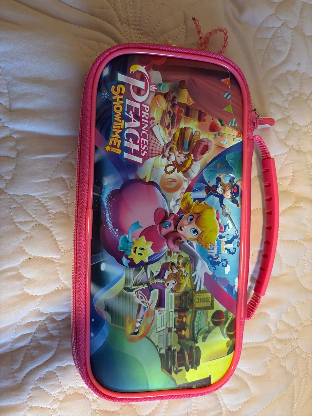 Nintendo Princess Peach Pink Carrying Case-Nintendo Switch 1